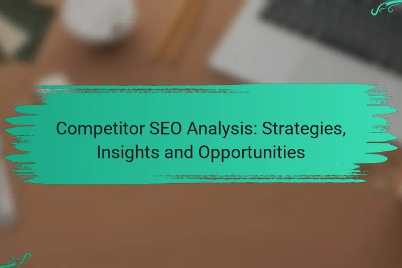 Analiza SEO a Competitorilor: Strategii, Perspective și Oportunități