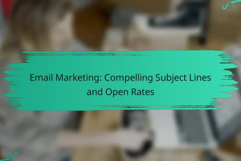 Email Marketing: Linii de Subiect Convingătoare și Rate de Deschidere