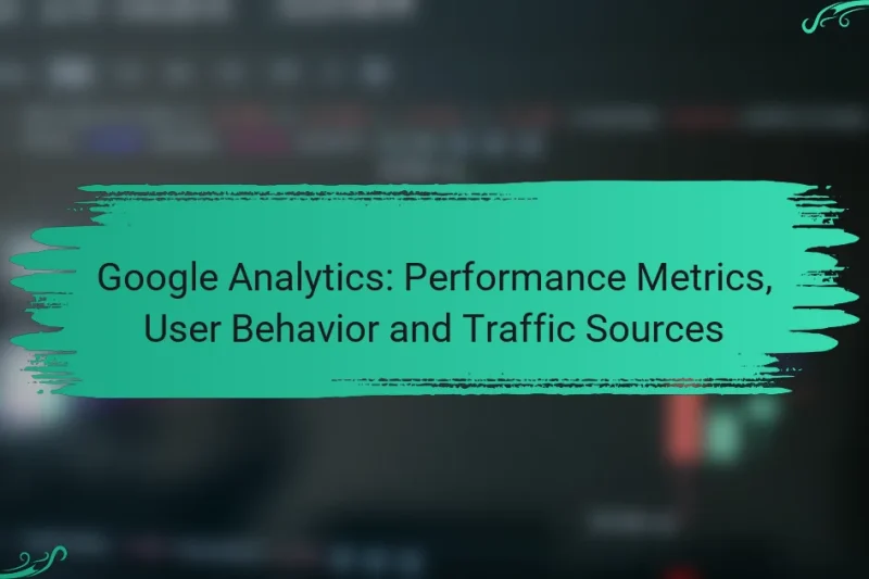 Google Analytics: Metrici de Performanță, Comportamentul Utilizatorului și Surse de Trafic