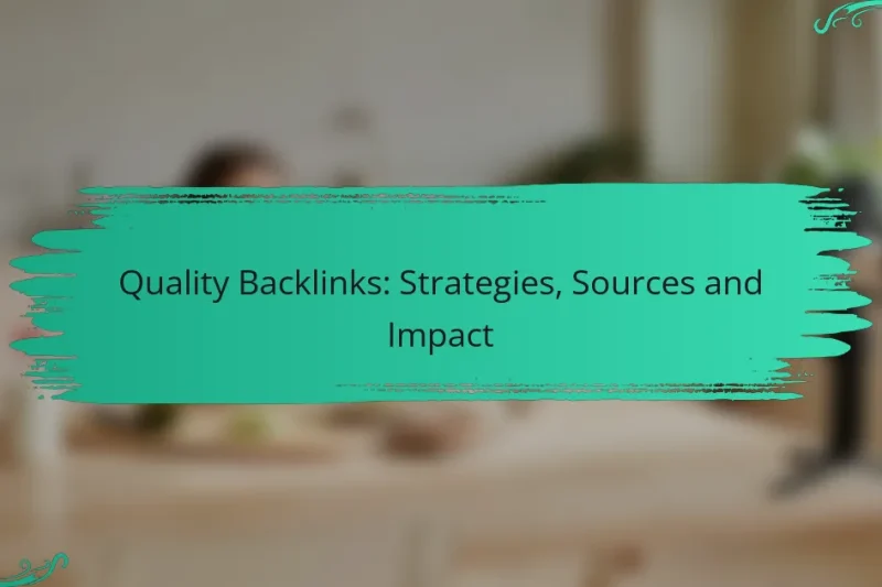 Backlink-uri de Calitate: Strategii, Surse și Impact