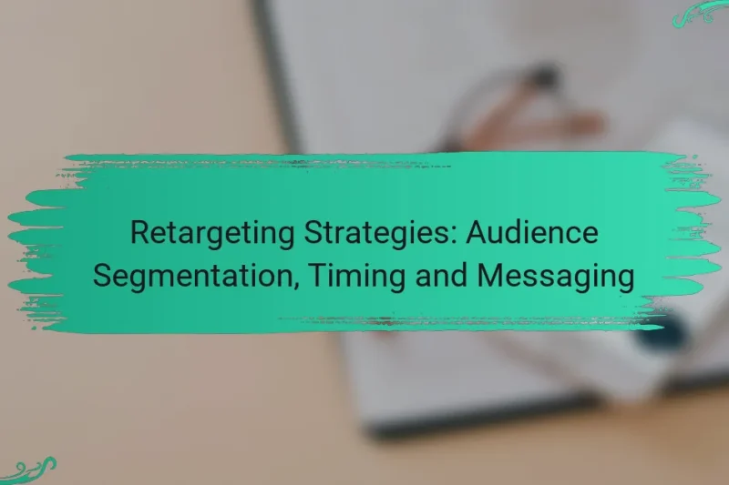 Strategii de Retargeting: Segmentele de Audiență, Timpul și Mesajul