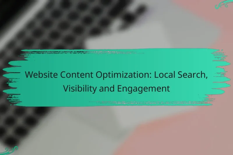 Optimizarea conținutului site-ului: Căutare locală, vizibilitate și angajament